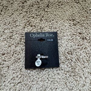 Ophelia Roe Silver Ring Set